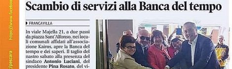 Apre la Banca del Tempo e dei Saperi (Francavilla al Mare)