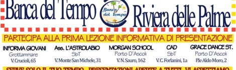 Banca del Tempo Riviera delle Palme, al via i corsi 2017