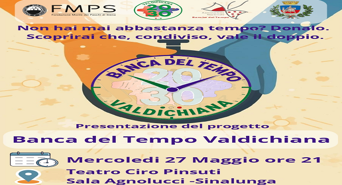 Presentazione del Progetto Banca del Tempo - 27 maggio 2026 ore 21